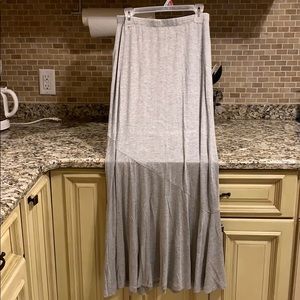 Grey maxi skirt